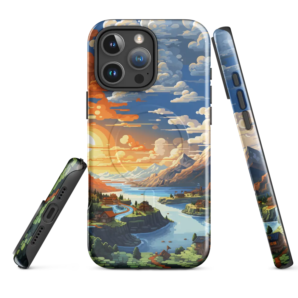 Tranquil Sunset Over Serene Landscape