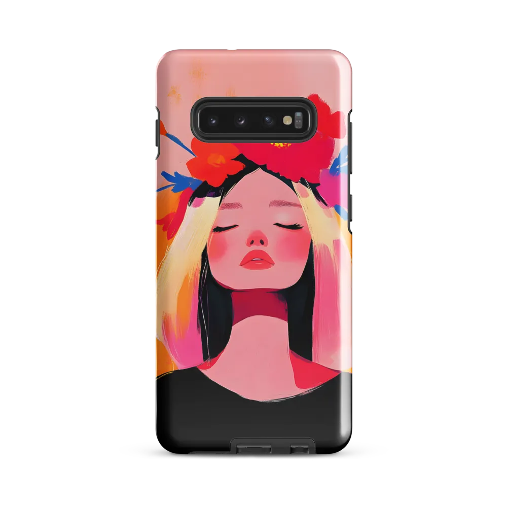 Floral Serenity | Phone Case |  S10 Plus | Tough Case | Glossy