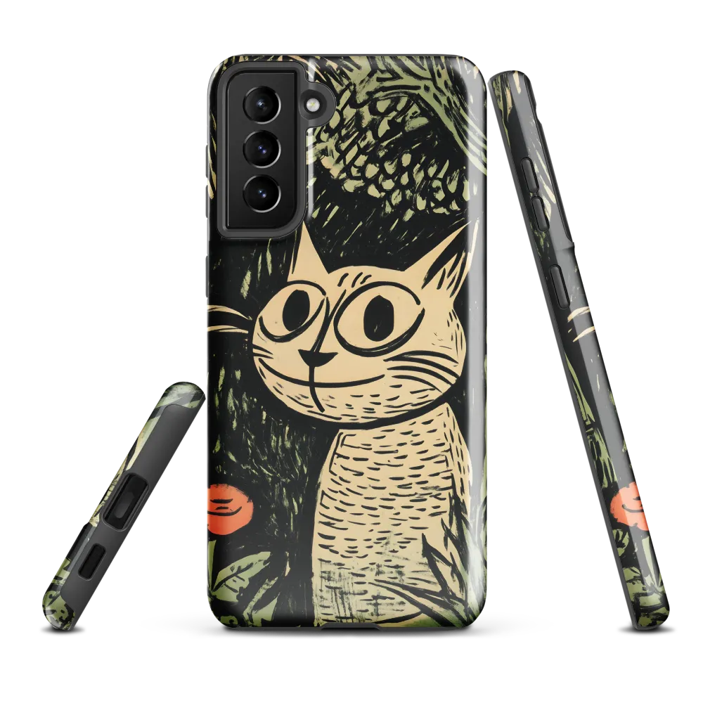 Whimsical Cat in the Forest