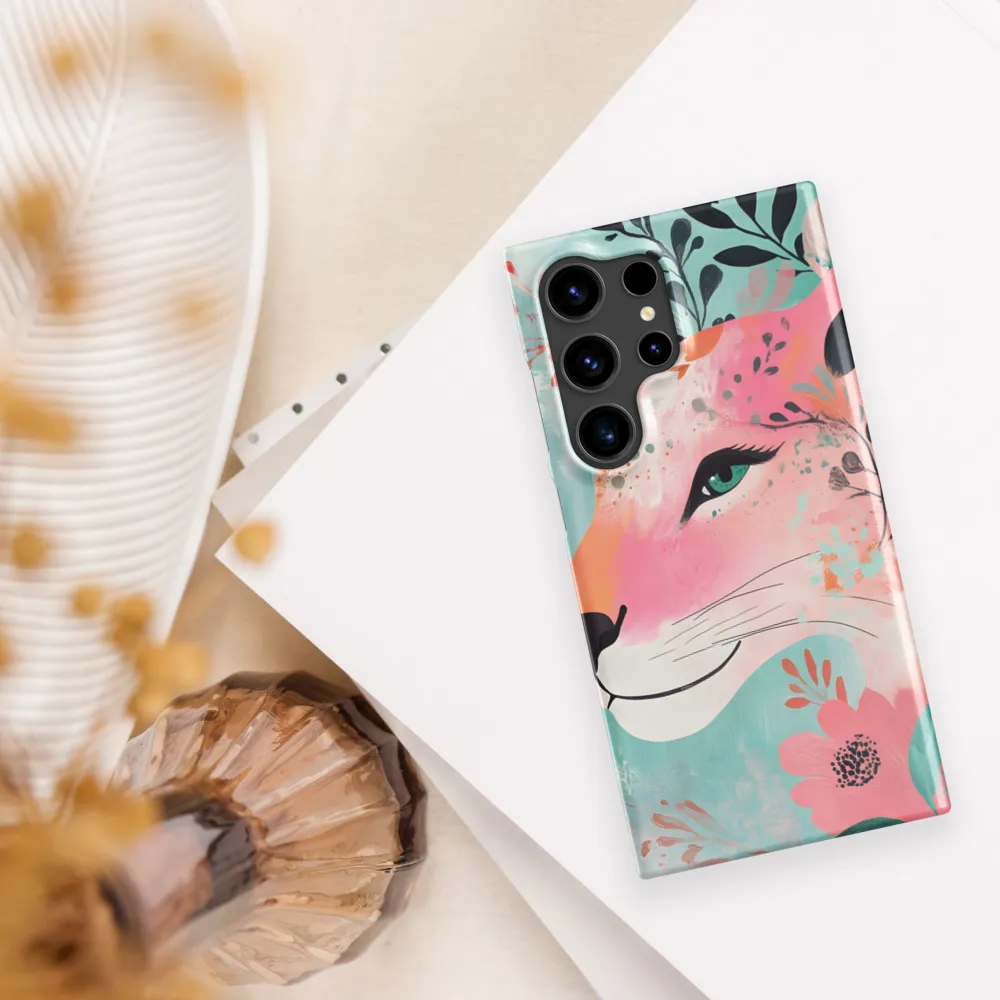Whimsical Majesty: A Floral Lion