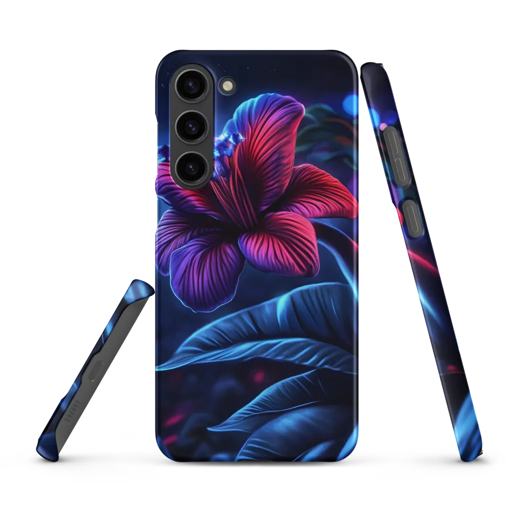 Illuminated Serenity: The Surreal Blossom