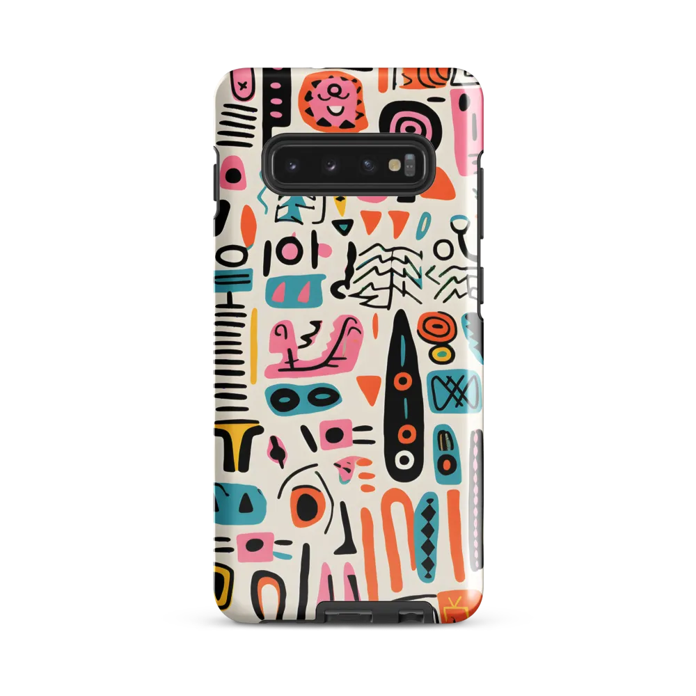 Kaleidoscope of Shapes | Phone Case |  S10 Plus | Tough Case | Glossy