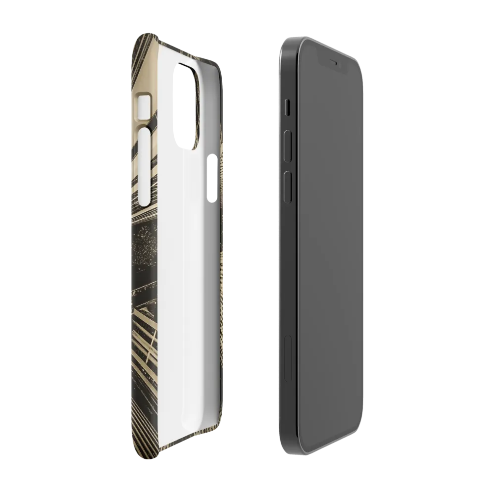 Urban Symphony: Aerial Perspective of City Life | Phone Case |  12 | Snap Case | Glossy