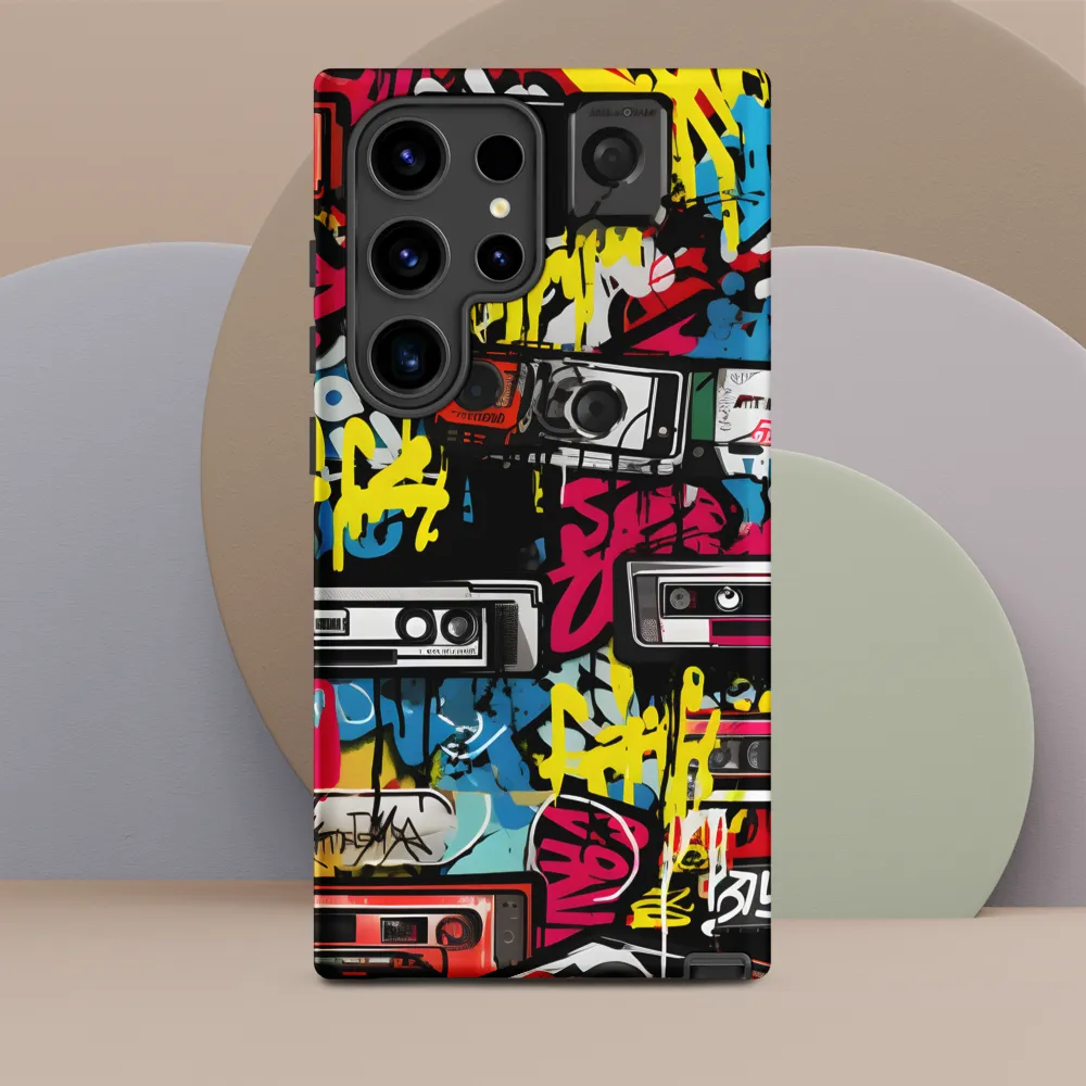 Urban Nostalgia: A Retro Cassette Explosion