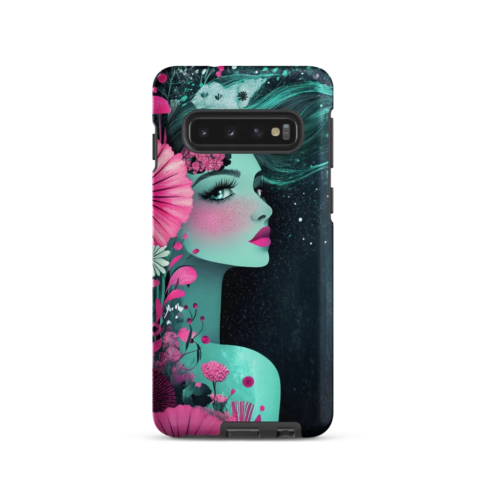 Floral Harmony: Portrait of Serenity