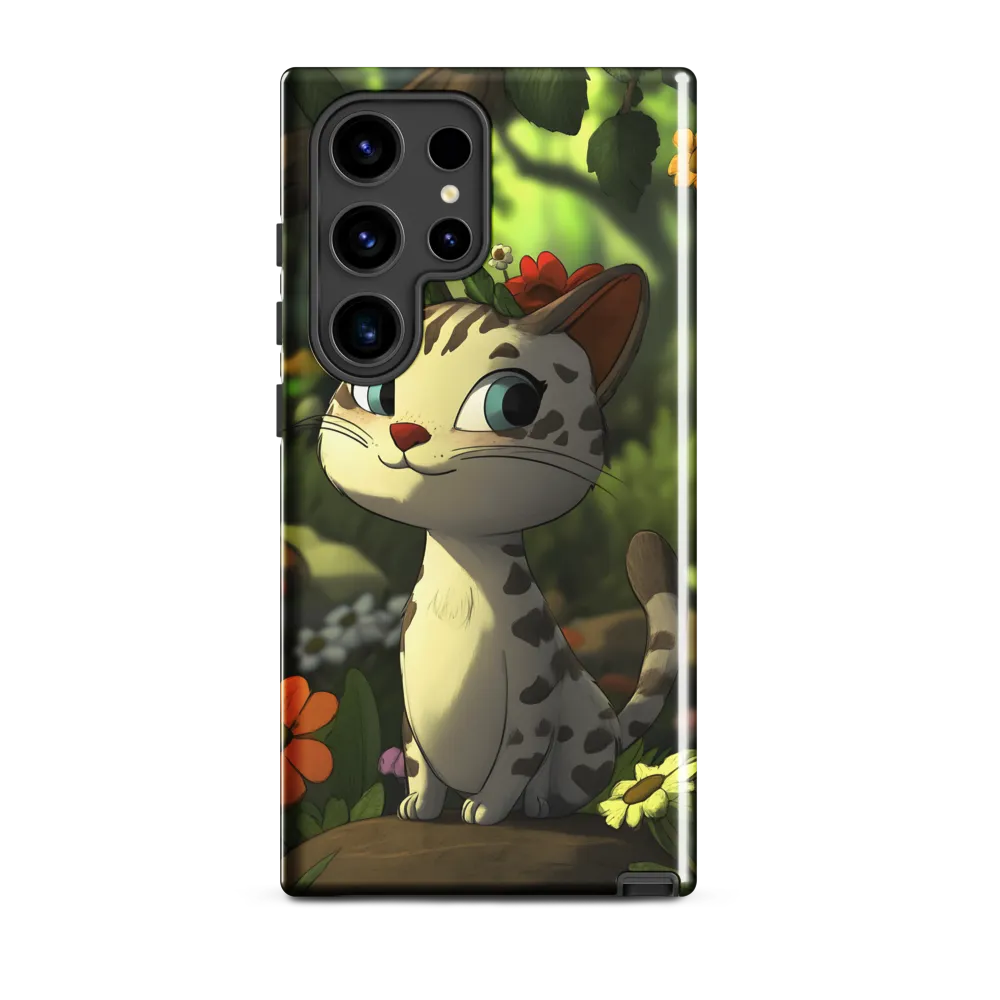 Whimsical Forest Cat