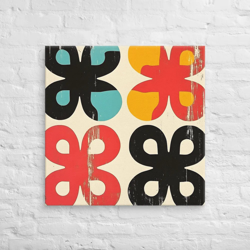 Geometric Playfulness | Canvas | 30″×30″