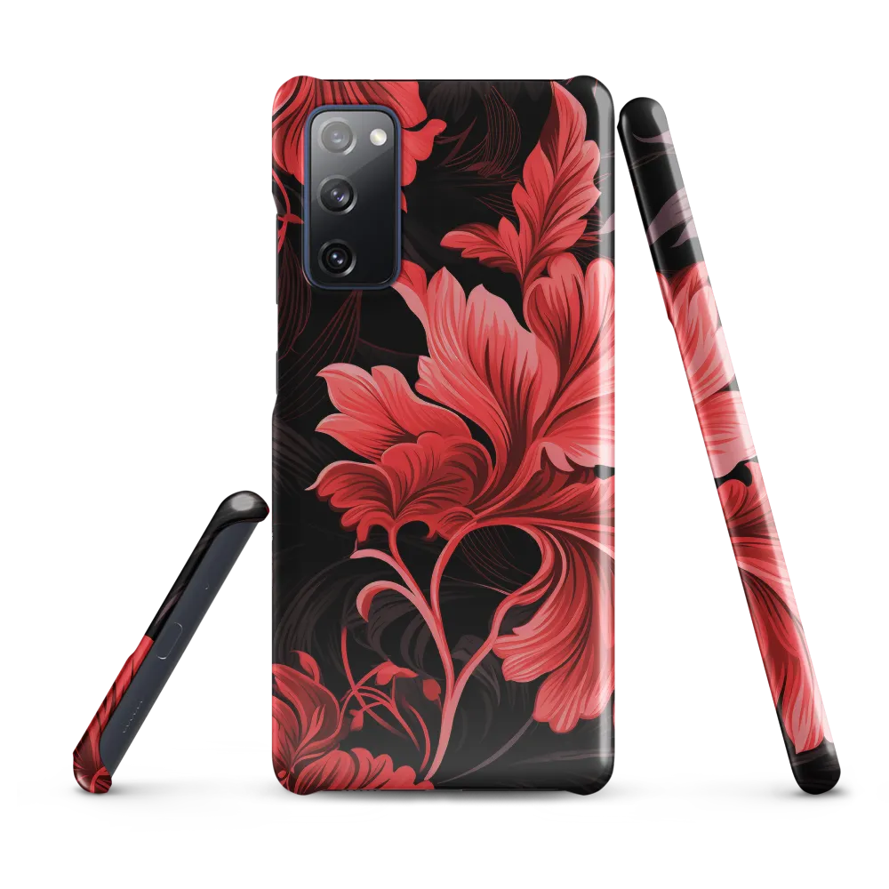 Tropical Elegance in Red
