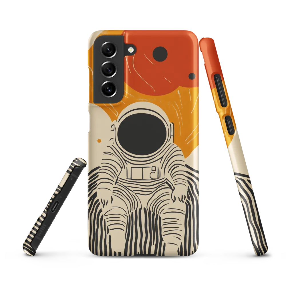 Astronaut in Cosmic Thoughts | Phone Case |  S21 FE | Snap Case | Matte