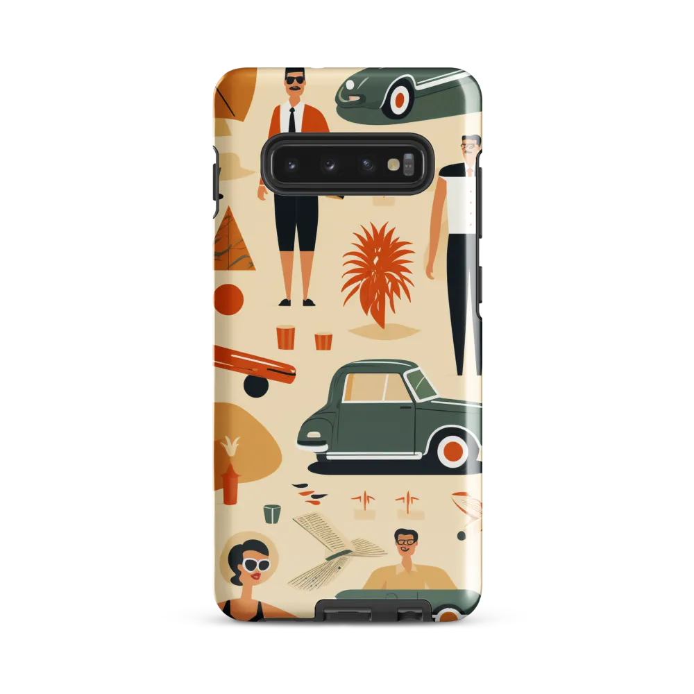 Retro Playfulness | Phone Case |  S10 Plus | Tough Case | Glossy