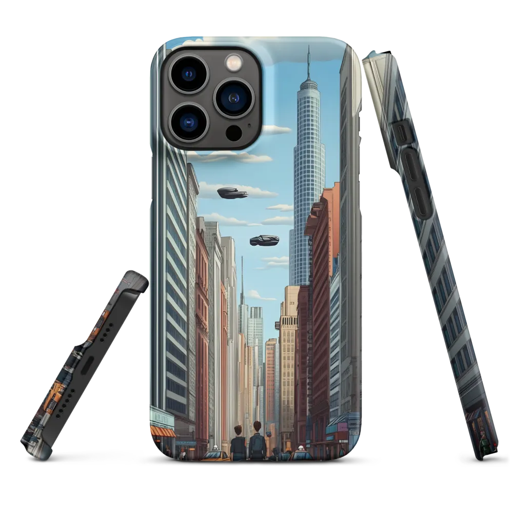 Futuristic Stroll through the Urban Skyline