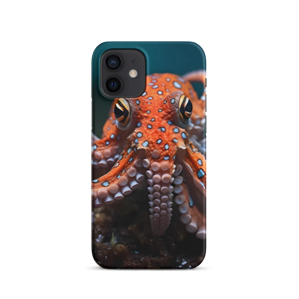 Curiosity of the Deep: The Orange Octopus | Phone Case |  12 | Snap Case | Matte