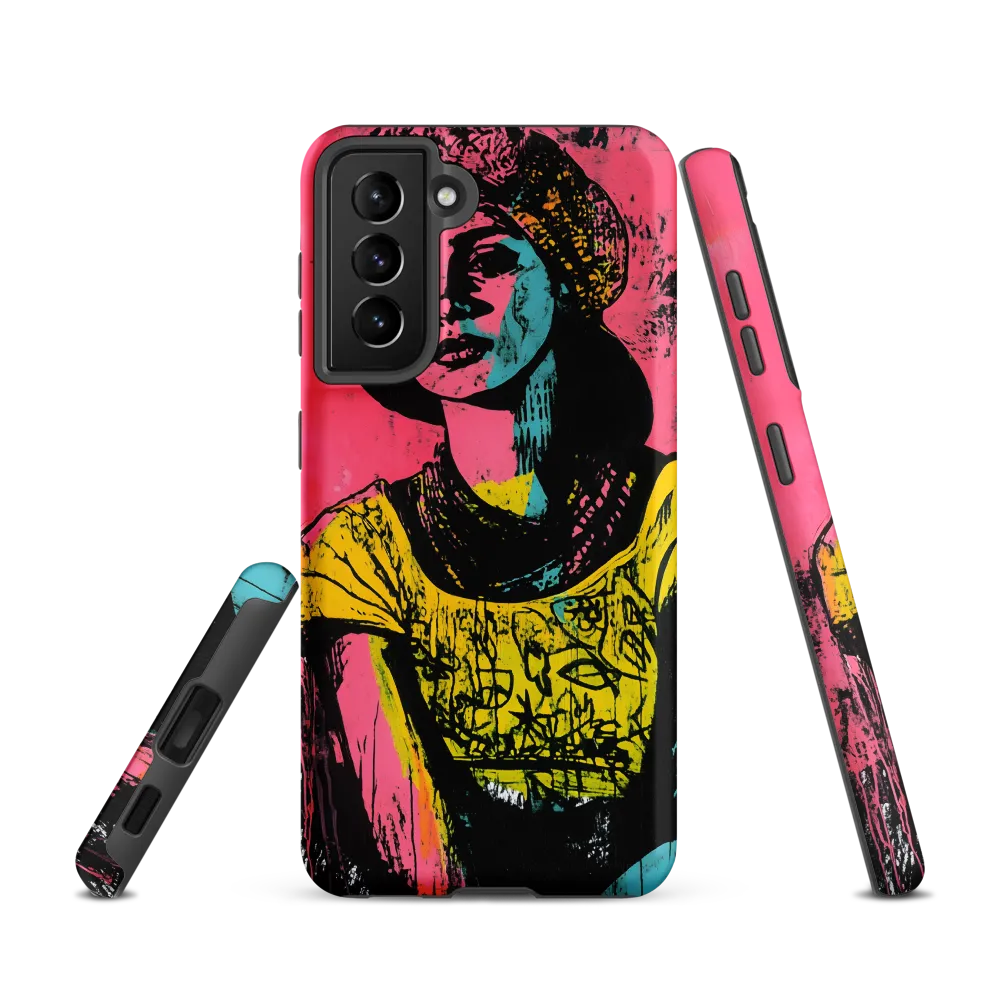 Urban Elegance: A Graffiti Portrait