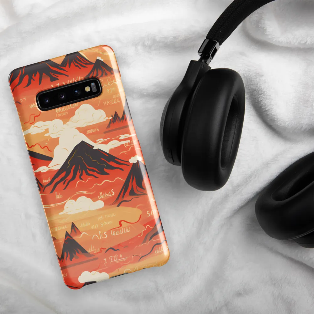 Whispers of the Volcano | Phone Case |  S10 Plus | Snap Case | Glossy