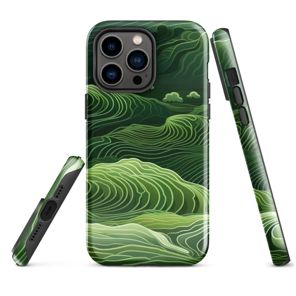 Whispers of Green Hills | Phone Case |  14 Pro Max | Tough Case | Glossy