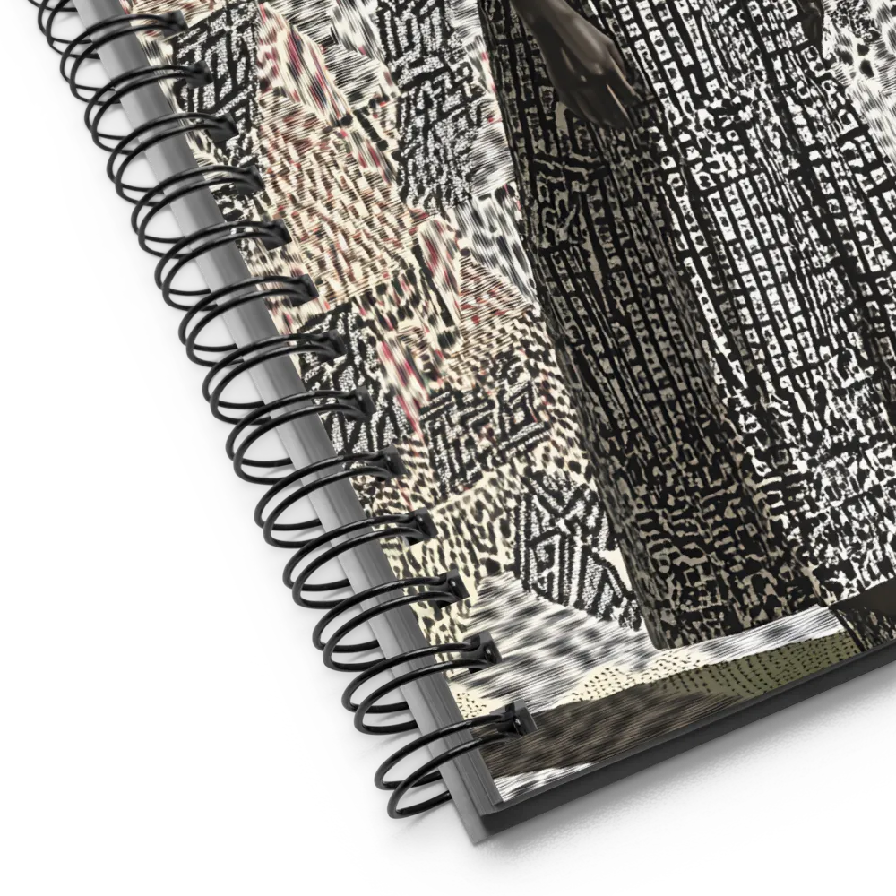 Elegance in Abstract Patterns | Spiral Notebook