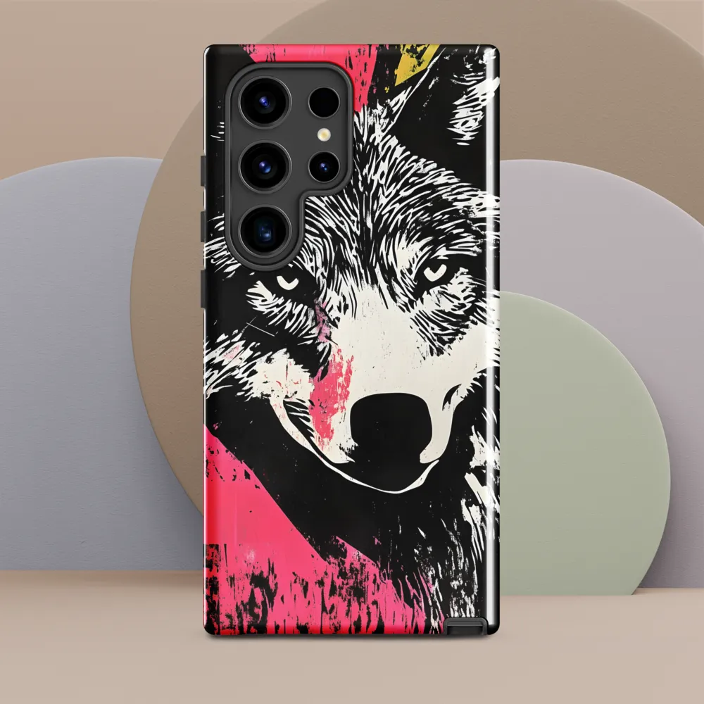 Intense Gaze of the Wolf