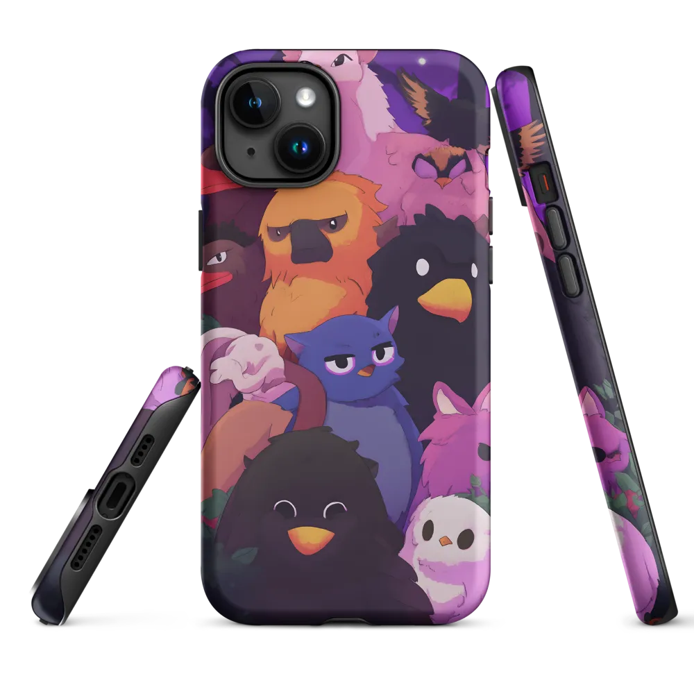 Whimsical Avian Gathering