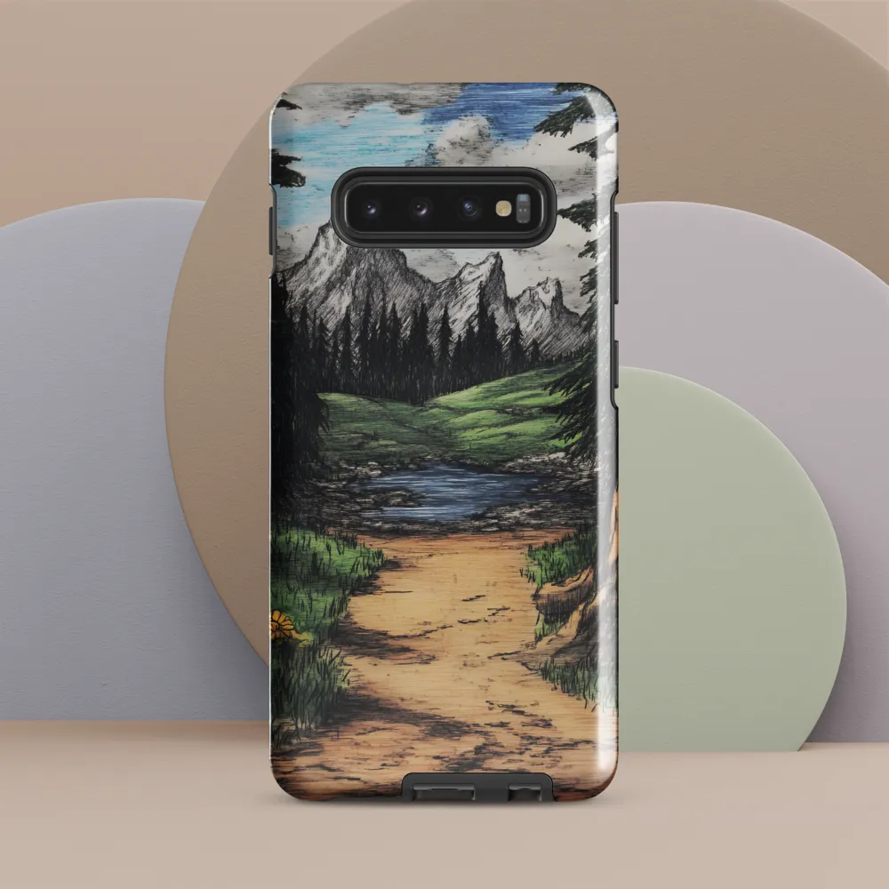 Pathway to Serenity | Phone Case |  S10 Plus | Tough Case | Glossy