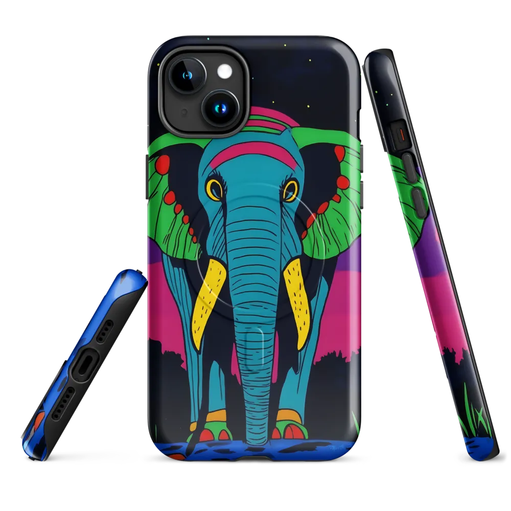 Whimsical Majesty: The Vibrant Elephant