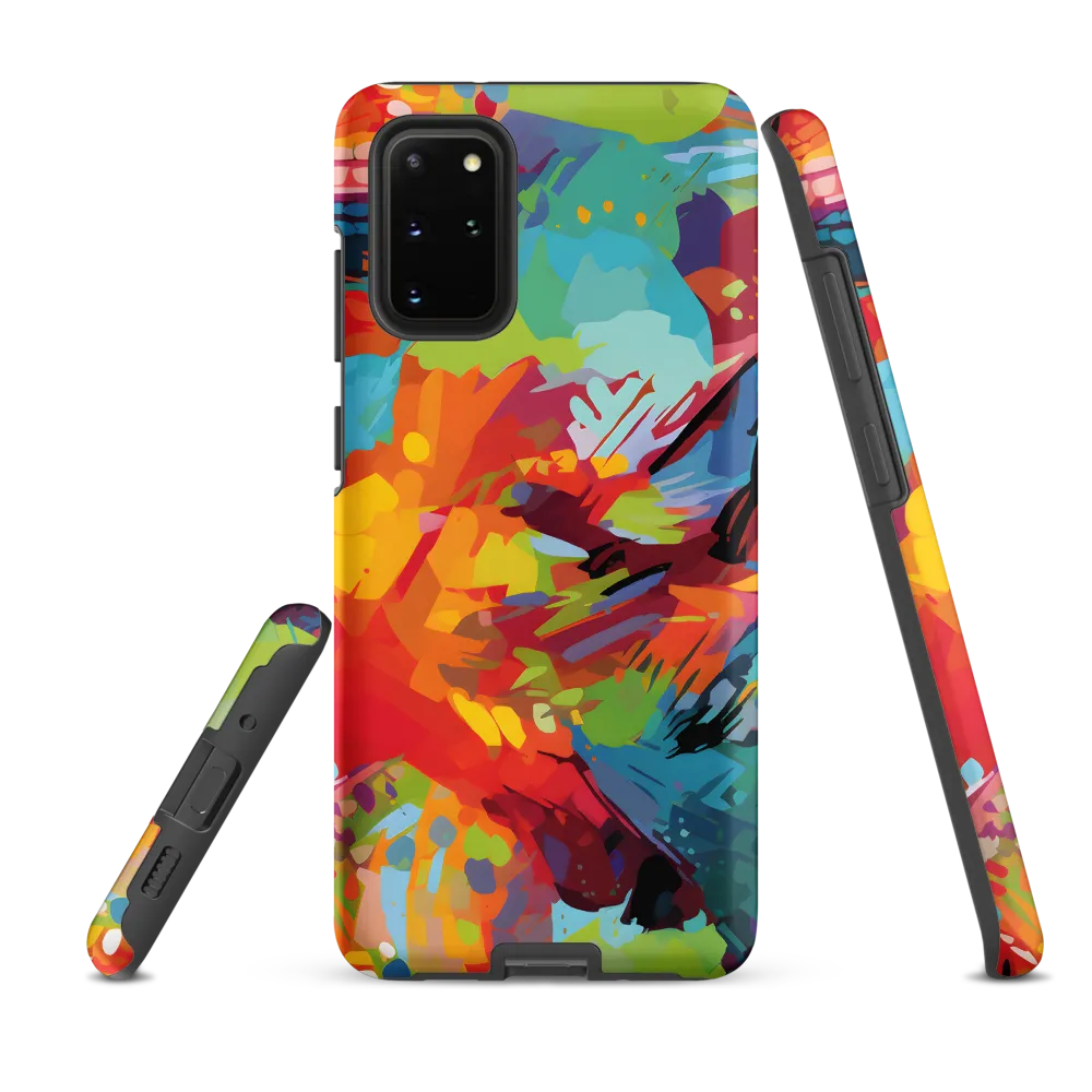 Colorful Lizard: An Abstract Adventure | Phone Case |  S20 Plus | Tough Case | Matte
