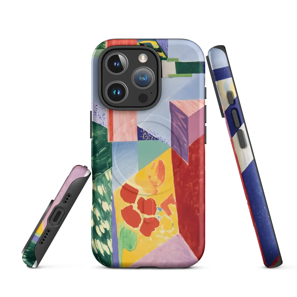 Interplay of Geometry and Color | Phone Case |  16 Pro | MagSafe® Tough Case | Matte