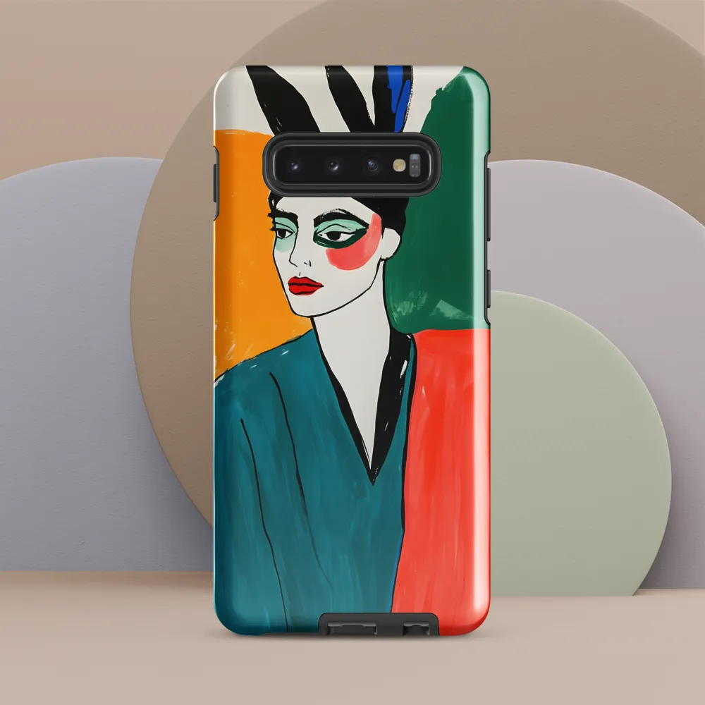 Whimsical Contemplation | Phone Case |  S10 Plus | Tough Case | Glossy