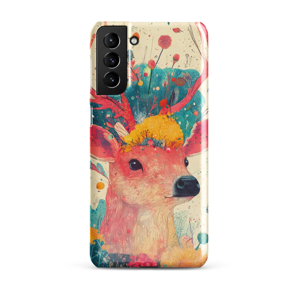 Whimsical Harmony: A Deer in Bloom