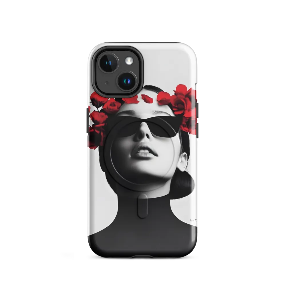 Blooming Elegance | Phone Case |  14 | MagSafe® Tough Case | Glossy