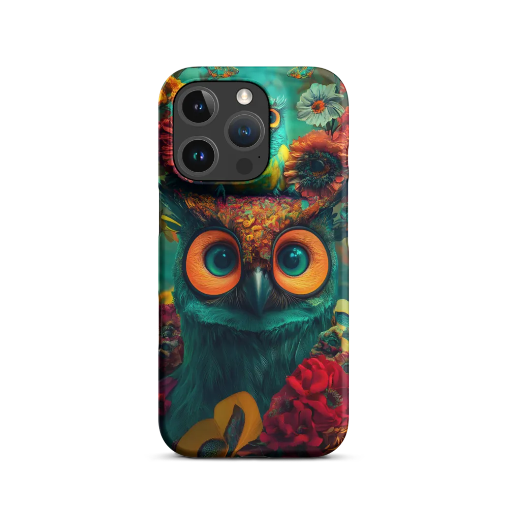 Majestic Harmony: The Floral Owl