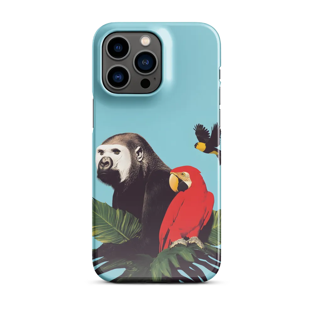 Tropical Harmony: A Celebration of Wildlife | Phone Case |  14 Pro Max | Snap Case | Glossy