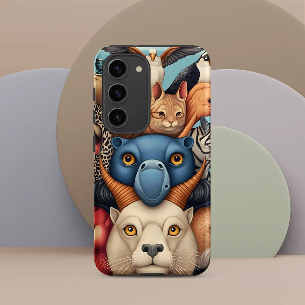 Harmonious Echoes of Wildlife | Phone Case |  S23 | Tough Case | Matte