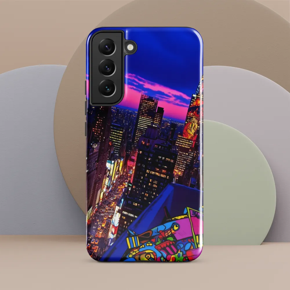 Neon Twilight: A City in Vibrance