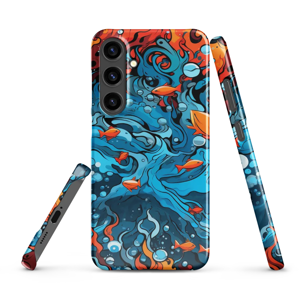 Fluid Harmony: Ocean and Flames