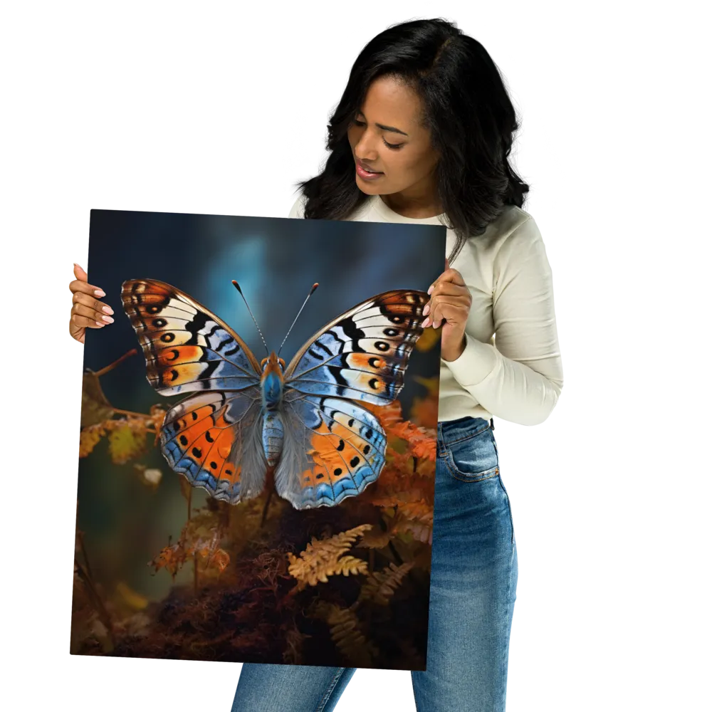 Harmony in Color: The Butterfly | Metal Print | 16″×20″