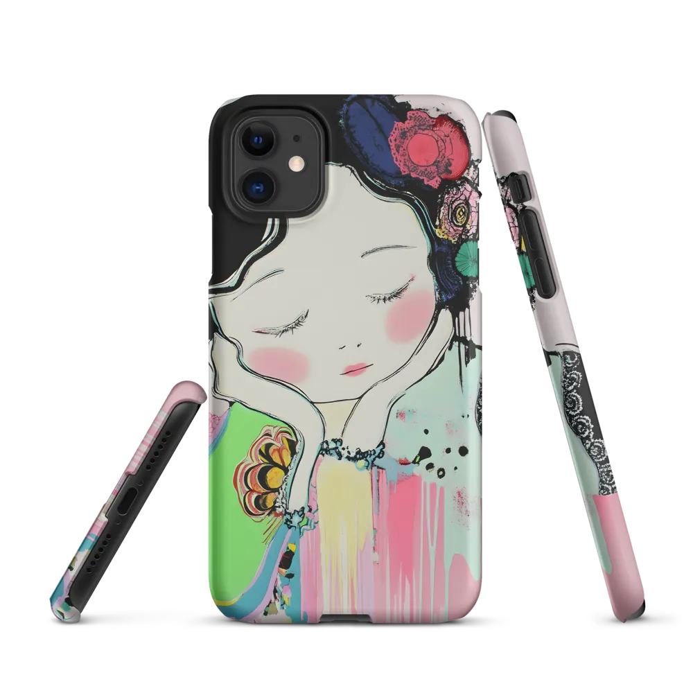 Whispers of Contemplation | Phone Case |  11 | Snap Case | Matte