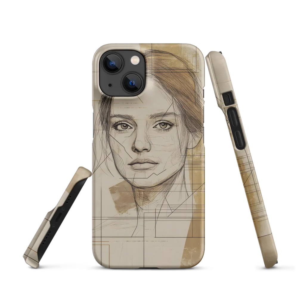 Geometric Elegance: A Modern Portrait