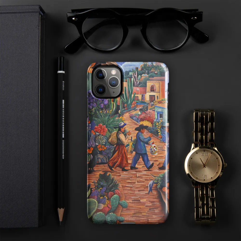 A Mosaic Journey Through Colorful Landscapes | Phone Case |  11 Pro Max | Snap Case | Glossy