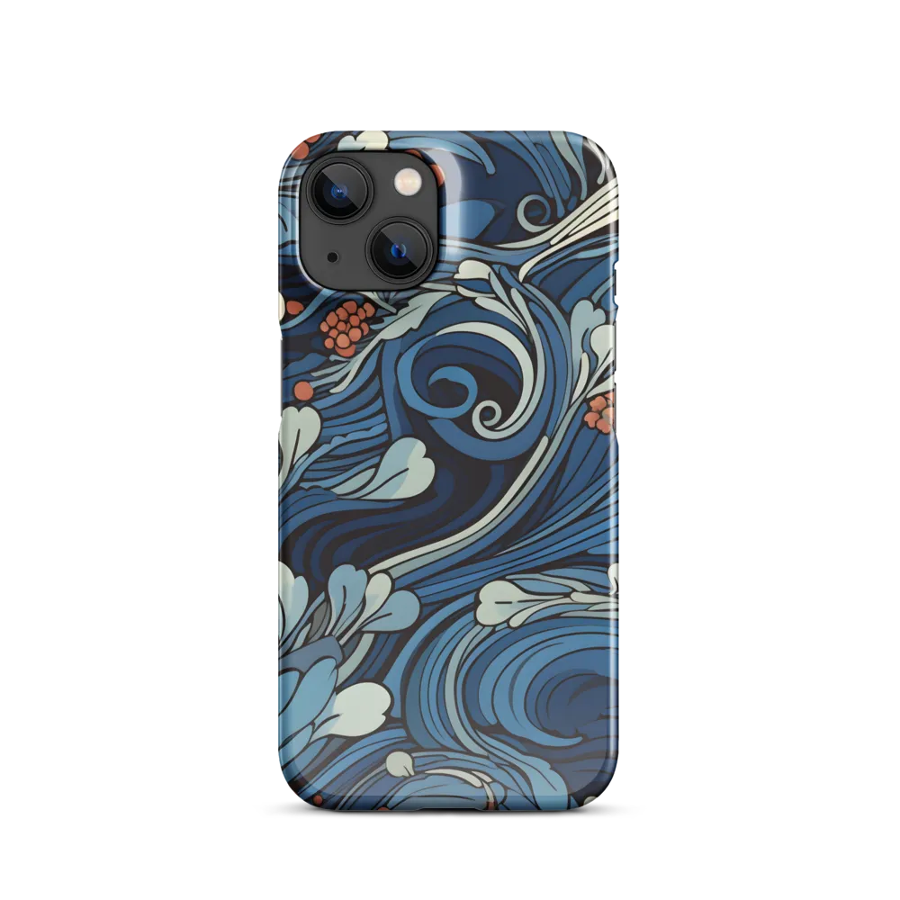 Nature's Elegance: An Oceanic Tapestry | Phone Case |  14 | Snap Case | Glossy