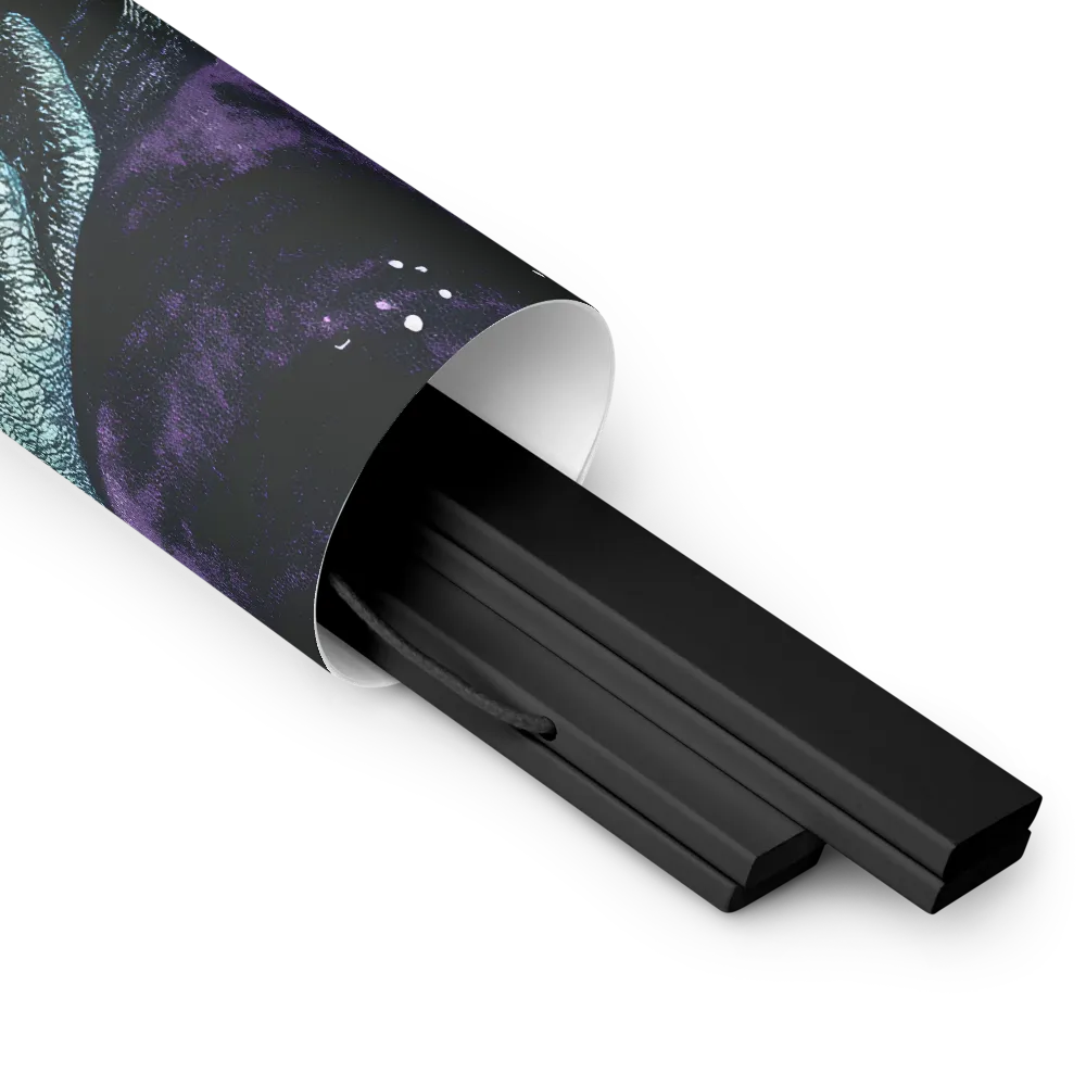 Beyond the Stars | Poster With Black Wood Hanger | 16″×16″