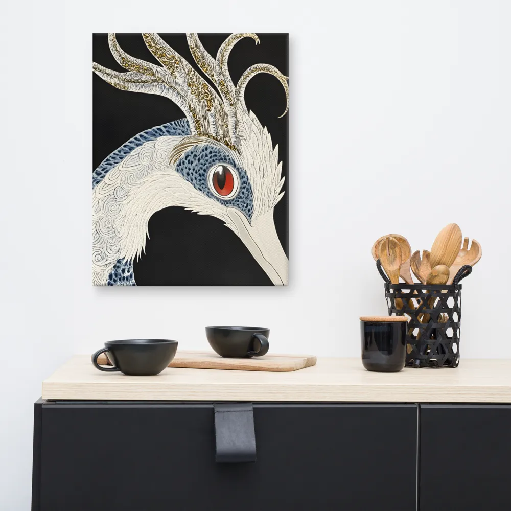Elegance of the Majestic Peacock | Canvas | 16″×20″