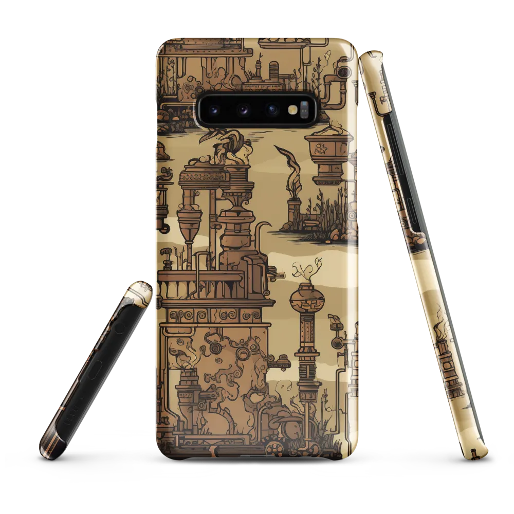 Whimsical Industrial Landscape | Phone Case |  S10 Plus | Snap Case | Glossy