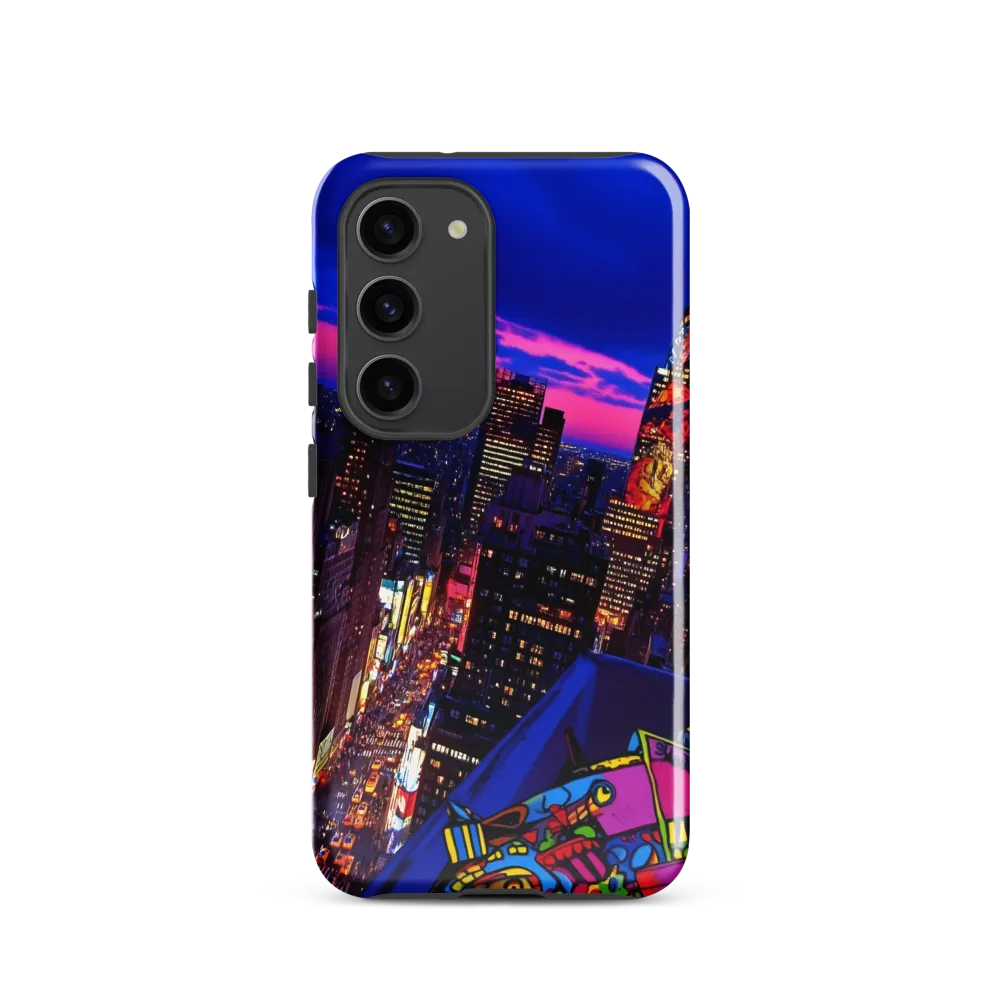Neon Twilight: A City in Vibrance