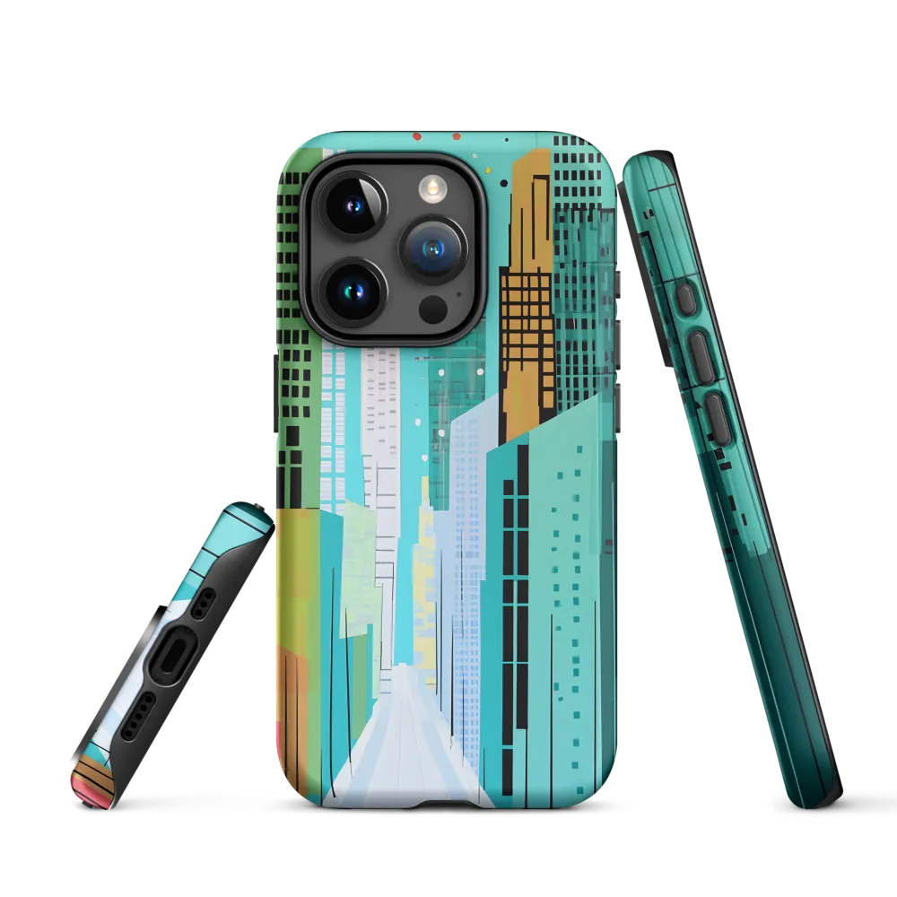 Urban Symphony in Turquoise