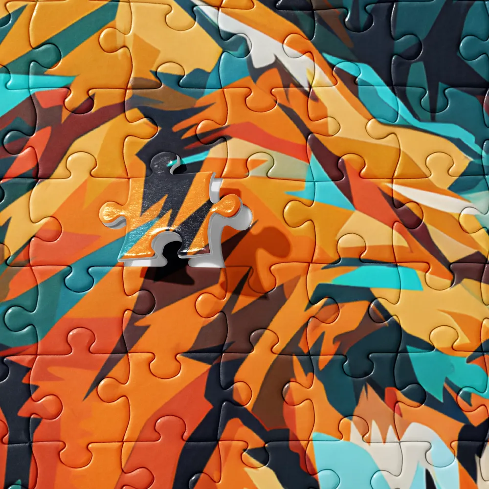 Dynamic Essence of the Tiger | Jigsaw Puzzle | 252/520 pieces