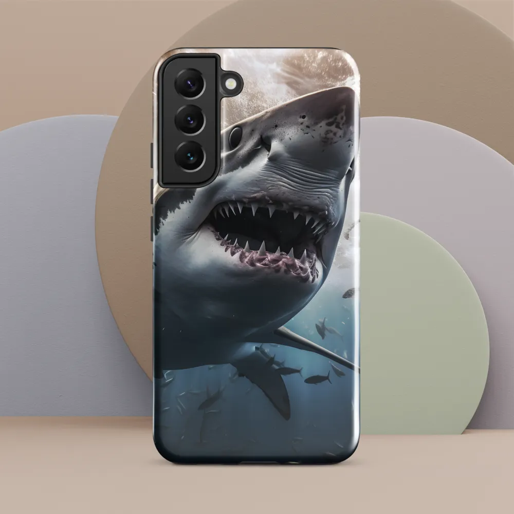 The Apex Predator: An Underwater Encounter | Phone Case |  S22 Plus | Tough Case | Glossy