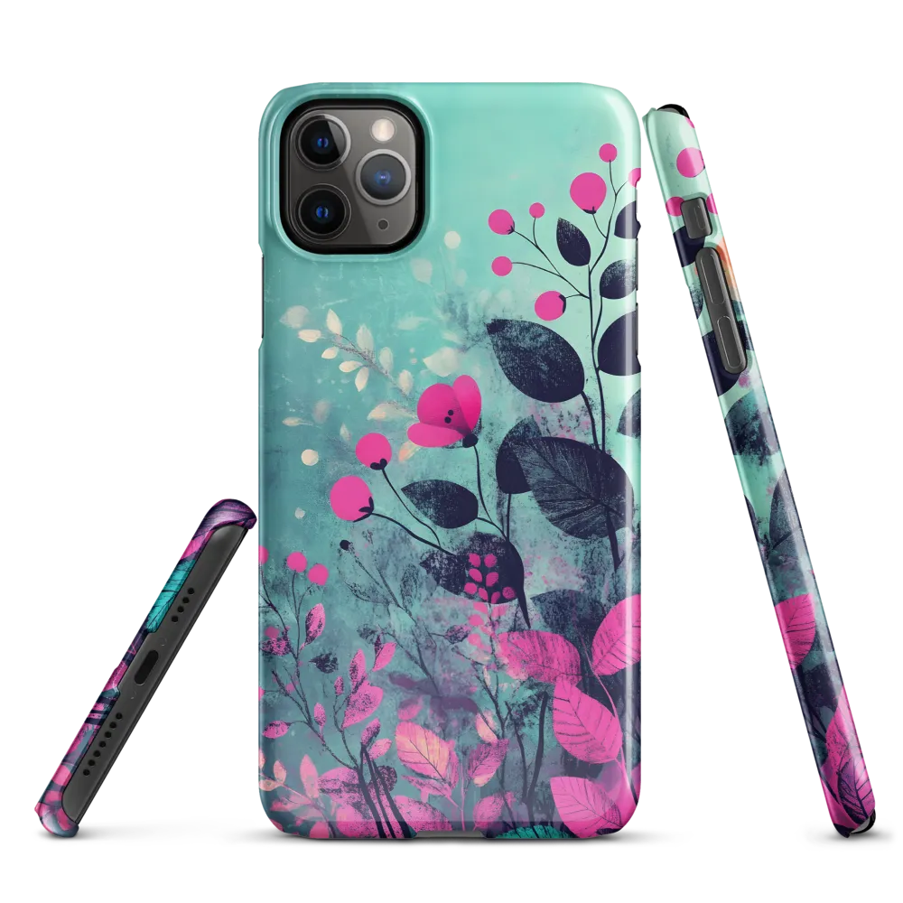 Whimsical Floral Harmony | Phone Case |  11 Pro Max | Snap Case | Glossy