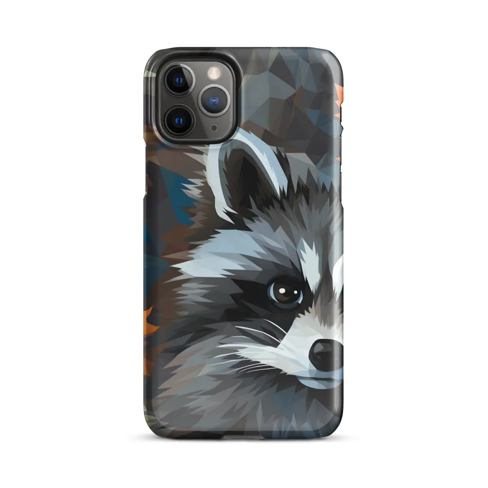 Whispers of Autumn: The Raccoon's Gaze | Phone Case |  11 Pro | Snap Case | Glossy