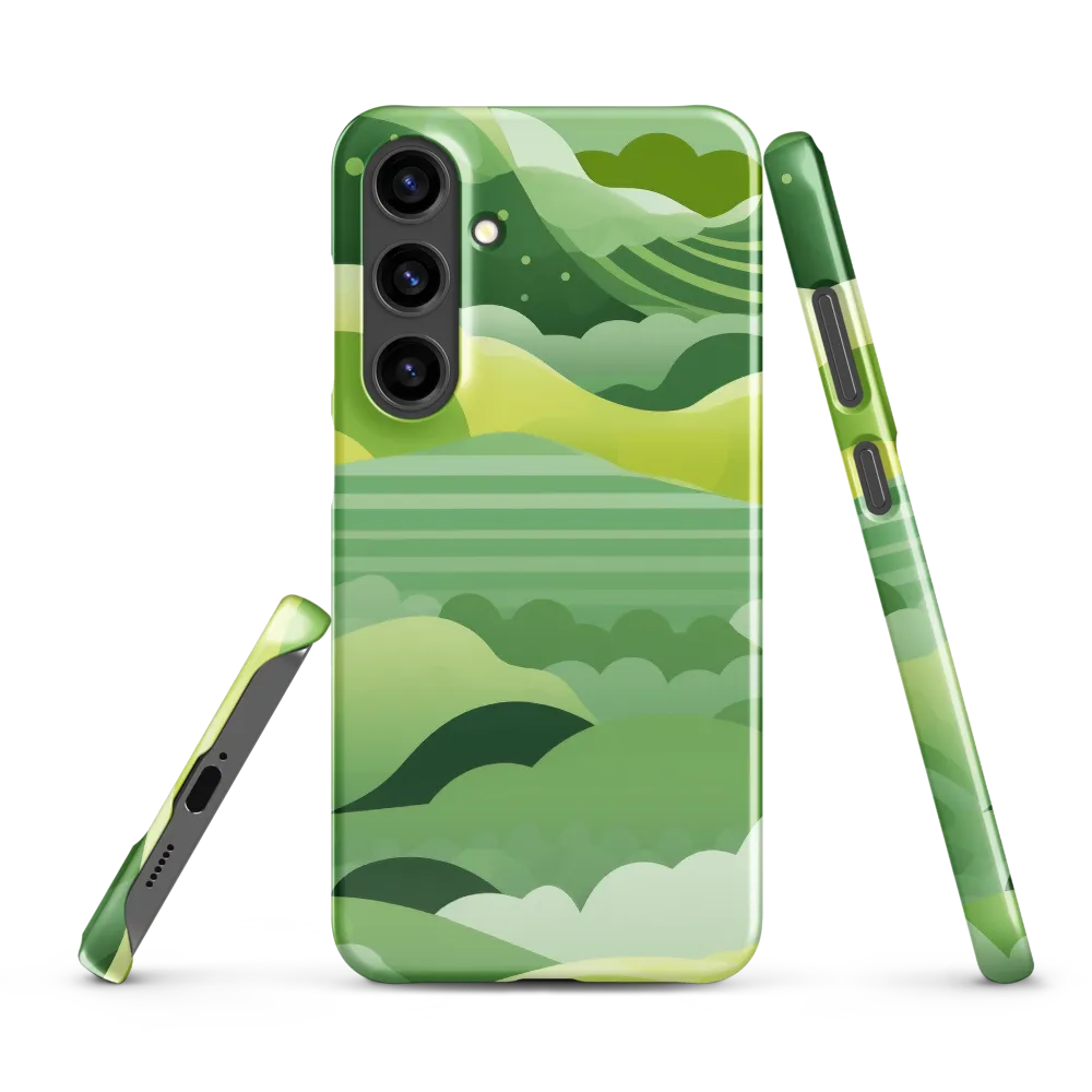 Tranquility in Green Waves