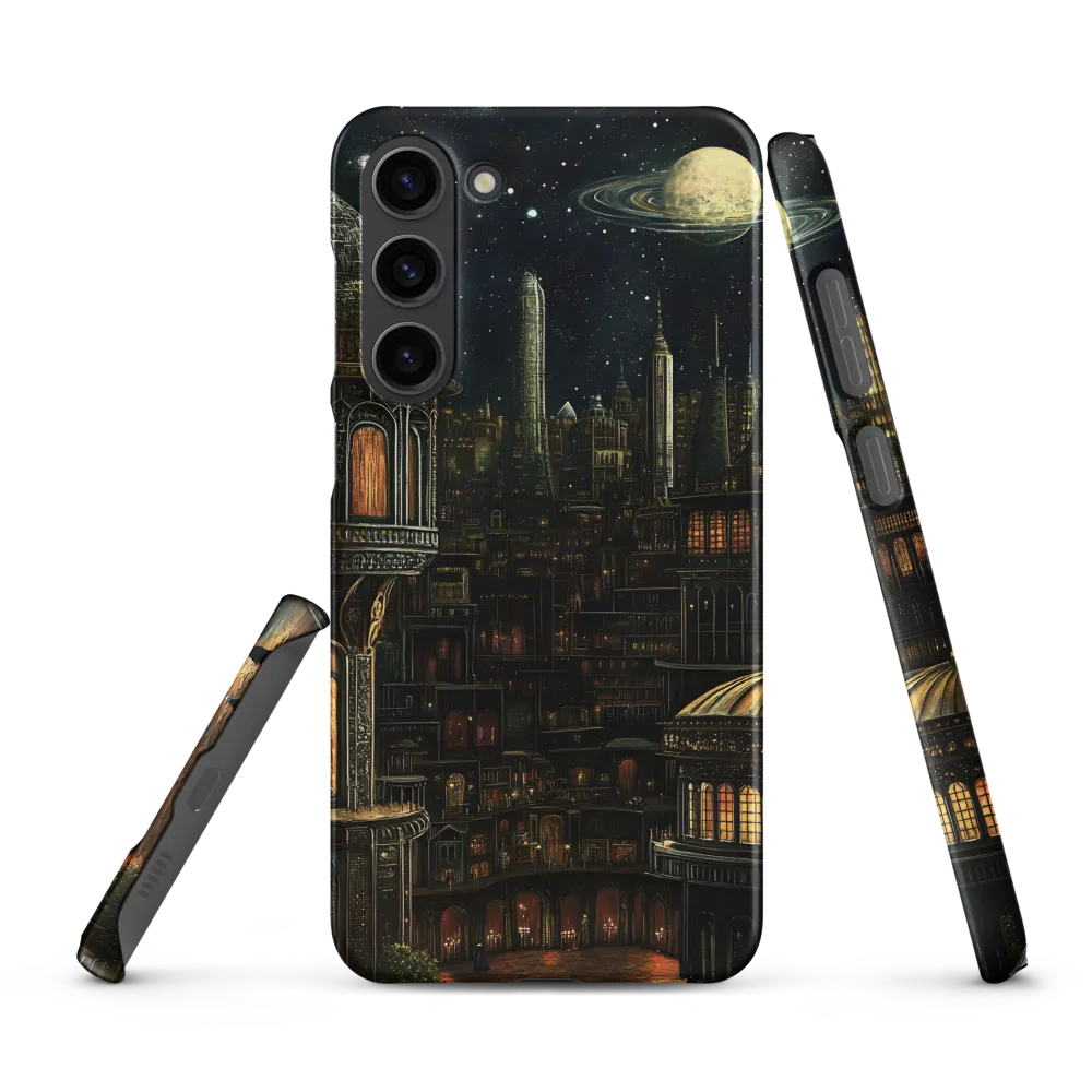 Celestial Enigma: A Surreal Cityscape